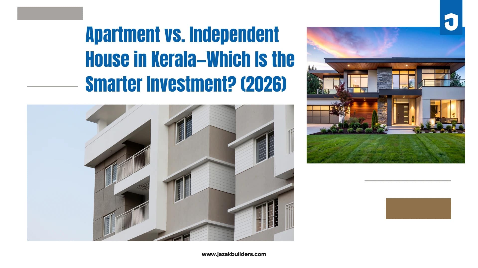 apartment vs house in Kerala